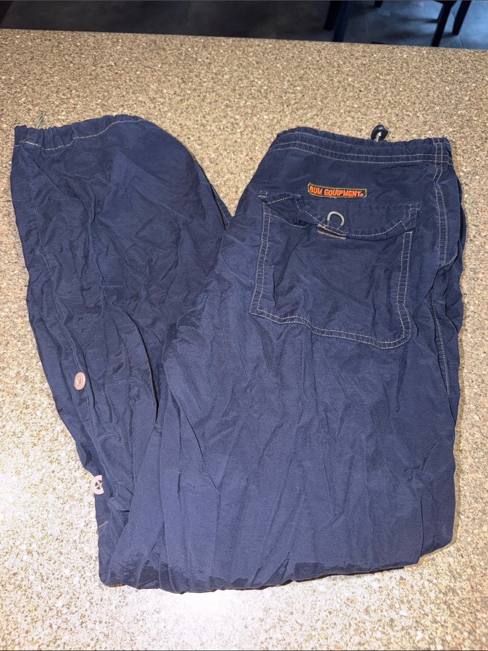 B.U.M Equipment y2k Navy Cargo Utility Pants